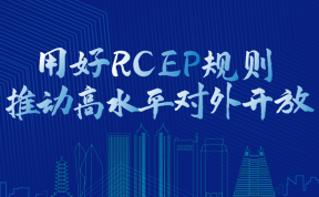 用好RCEP規(guī)則 推動(dòng)高水平對(duì)外開放
